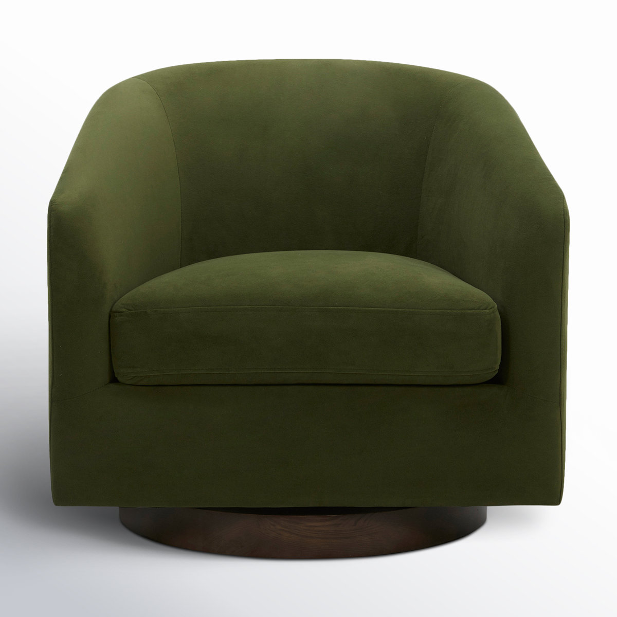 Bennett Upholstered Swivel Barrel Chair (Set of 2)